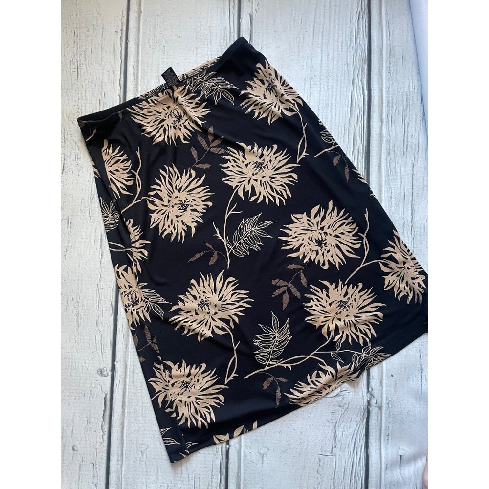 New York & Co tropical midi skirt